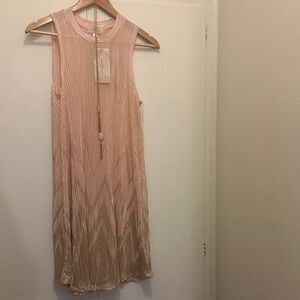 Soulmates Blush Textured Dress
